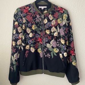 Zara floral bomber